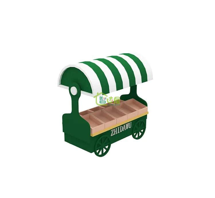 Zhidawu Amusement Equipment Indoor Playhouse Playground Pretend Play Wood Kids Role Play Room Mini Supermarket Set